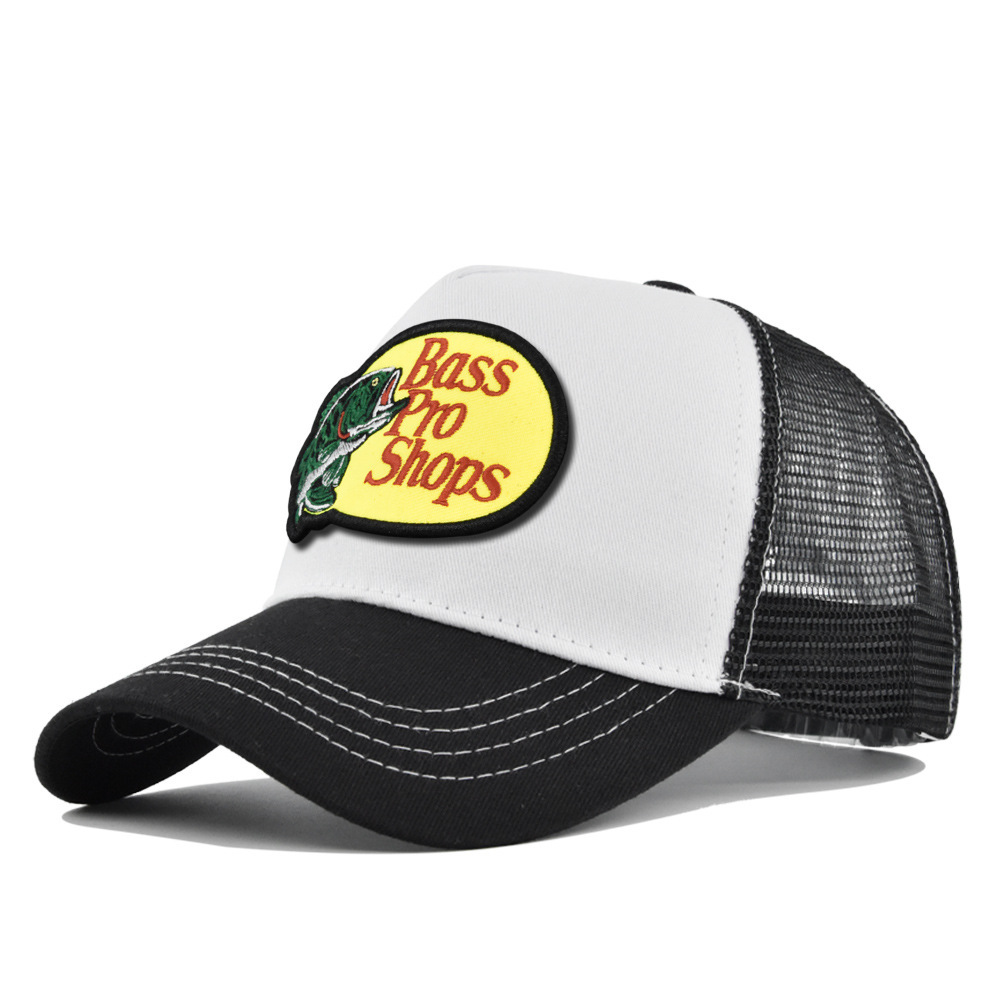 Trucker Cap Mesh - Bonés Trucker Fashion Fish para Homens,