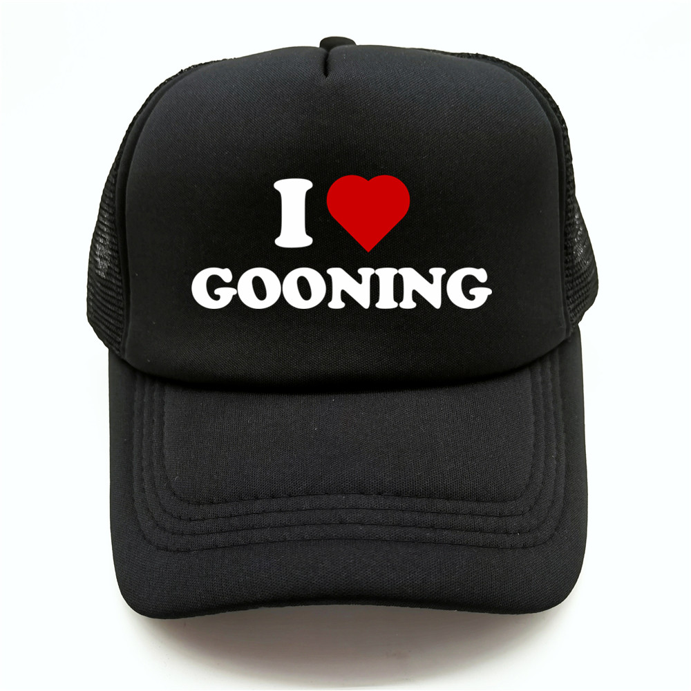 Engraçado eu amo gooning bonés - Trucker Cap Mesh avaliação e preço