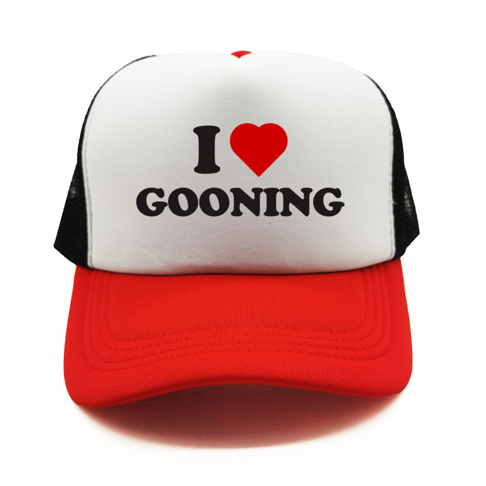 Engraçado eu amo gooning bonés - Trucker Cap Mesh avaliação e preço
