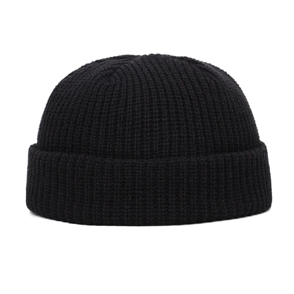 Gorro de malha unissex, gorro  - Beanie Cuffed Knit avaliação e preço