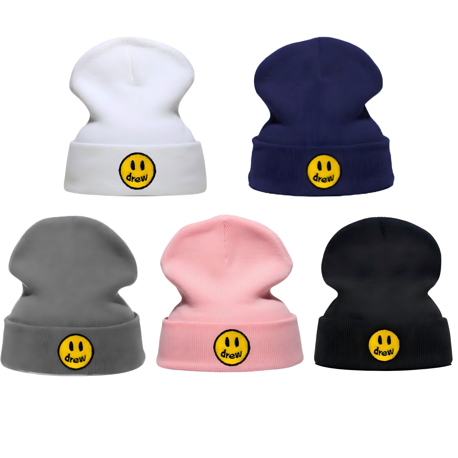 Novo Gorro de Malha Bordado Un - Beanie Cuffed Knit avaliação e preço
