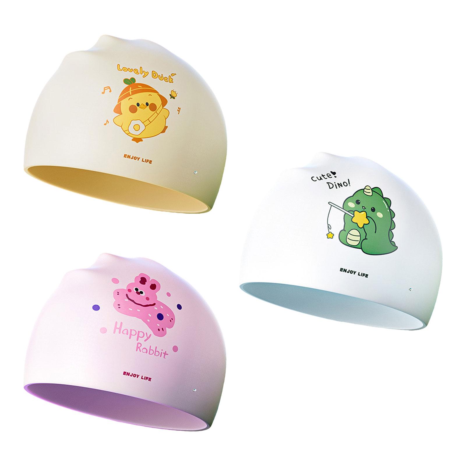 Crianças chapéu de natação par - Swim Hat Silicone avaliação e preço