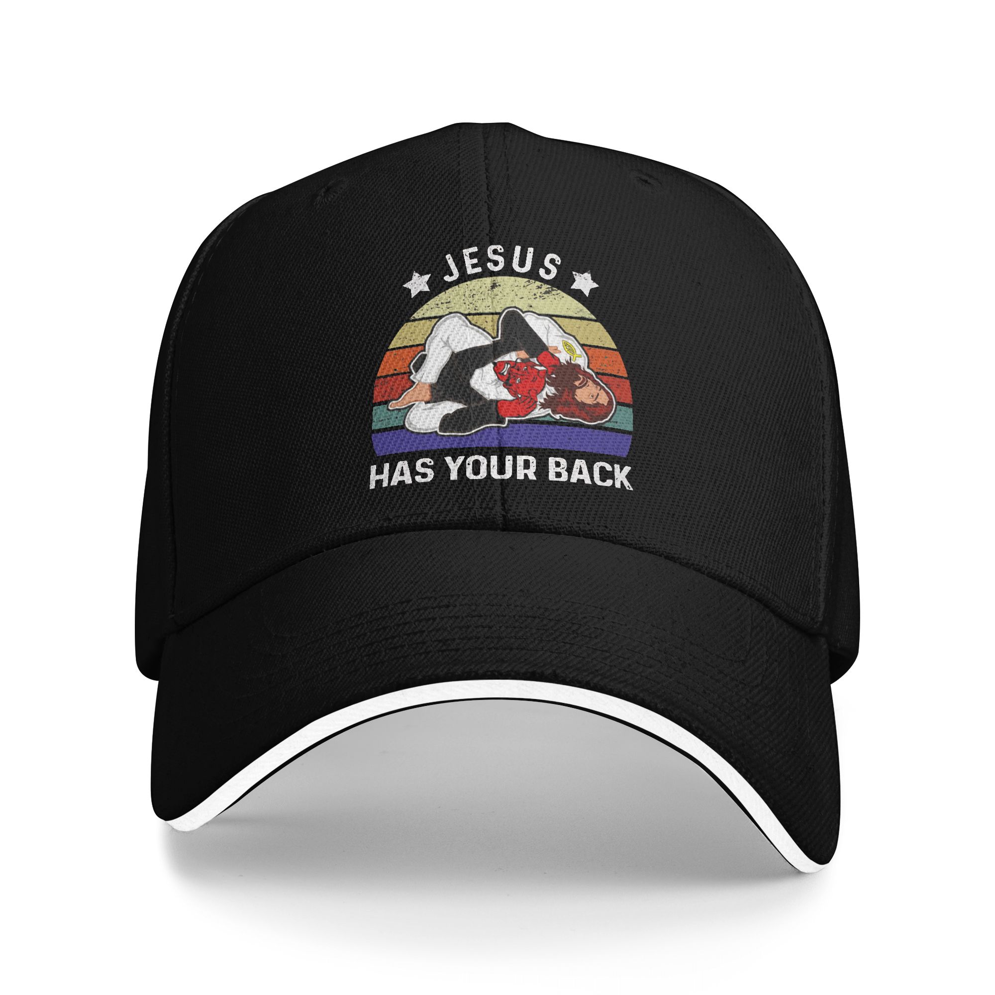 Boné de Jiu Jitsu Jesus Has Yo - Golf Cap Dad avaliação e preço