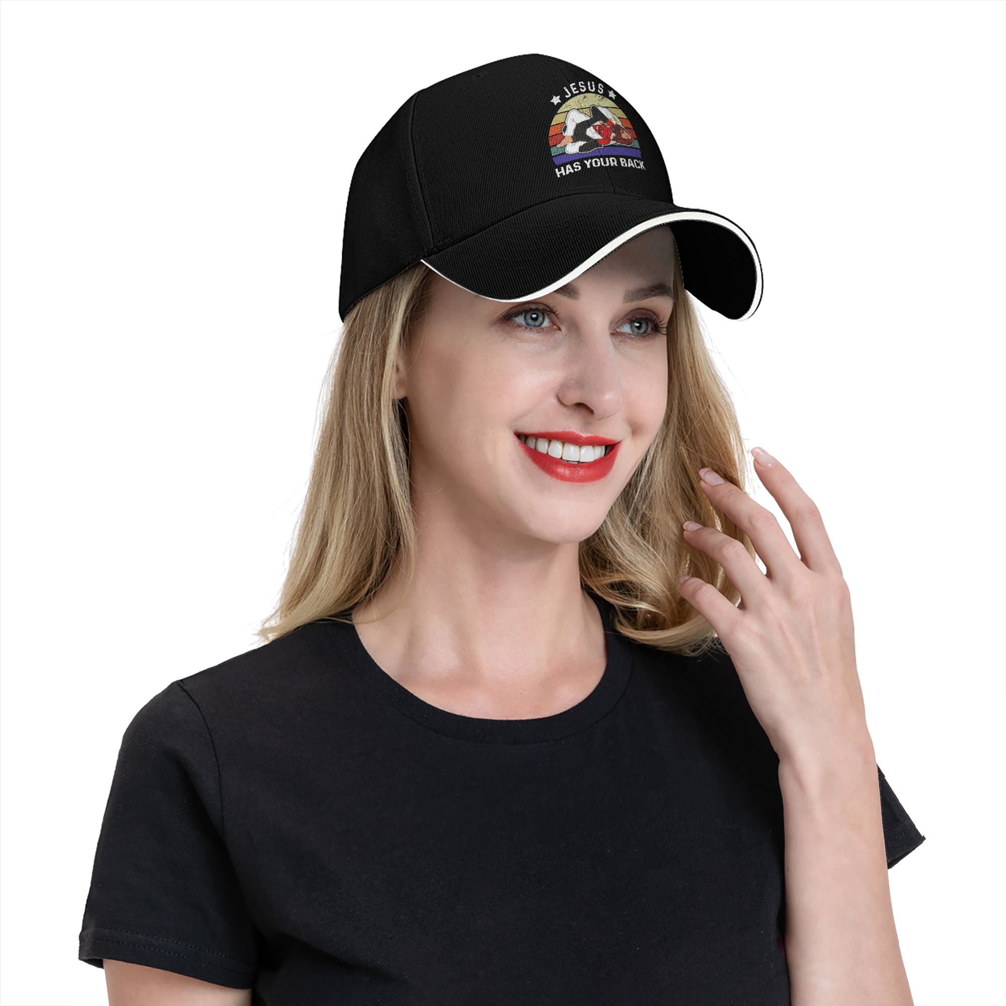 Boné de Jiu Jitsu Jesus Has Yo - Golf Cap Dad avaliação e preço